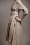 Handcrafted Wrap Belt MARU, adding a chic accent to a simple linen outfit