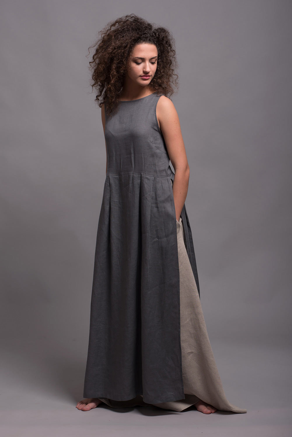 Zury Tunic Dress Womens Free Size Aqua Cream Top V Neck Long Sleeve Fringe  New | eBay