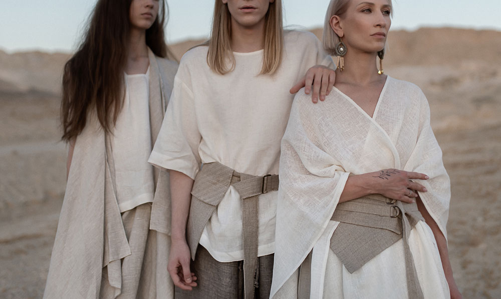 Desert Hues: Gender-Neutral Linen Collection