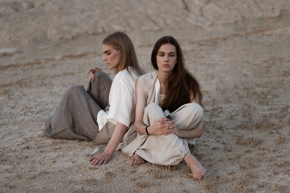 Desert Hues: Gender-Neutral Linen Collection