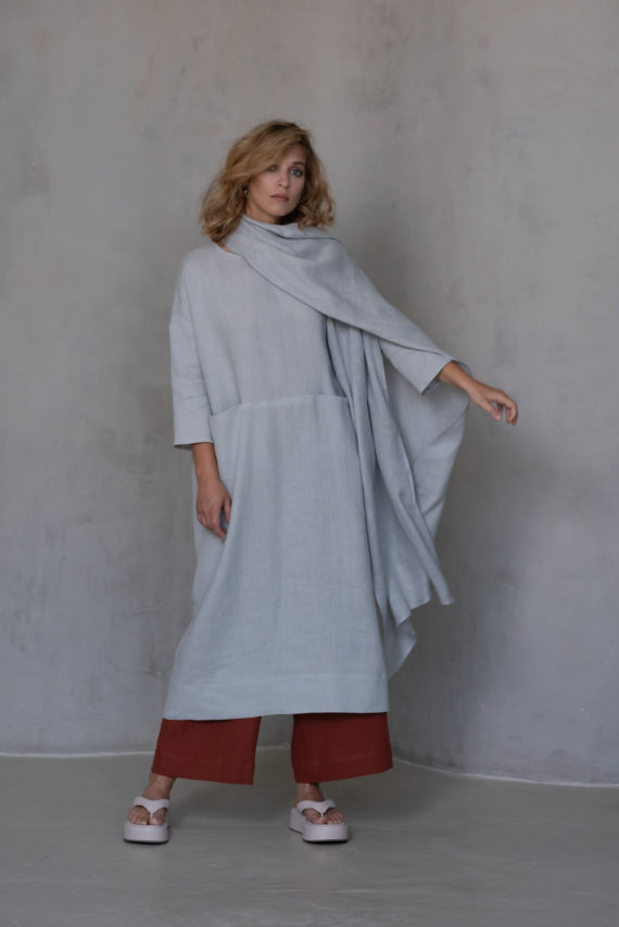 VERA Straight Linen Dress