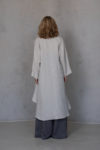 MAAYAN Natural Linen Jacket back view