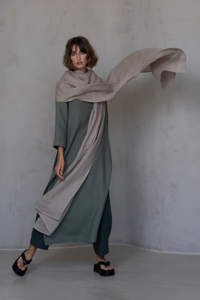 Custom linen clothing for women by Shantima