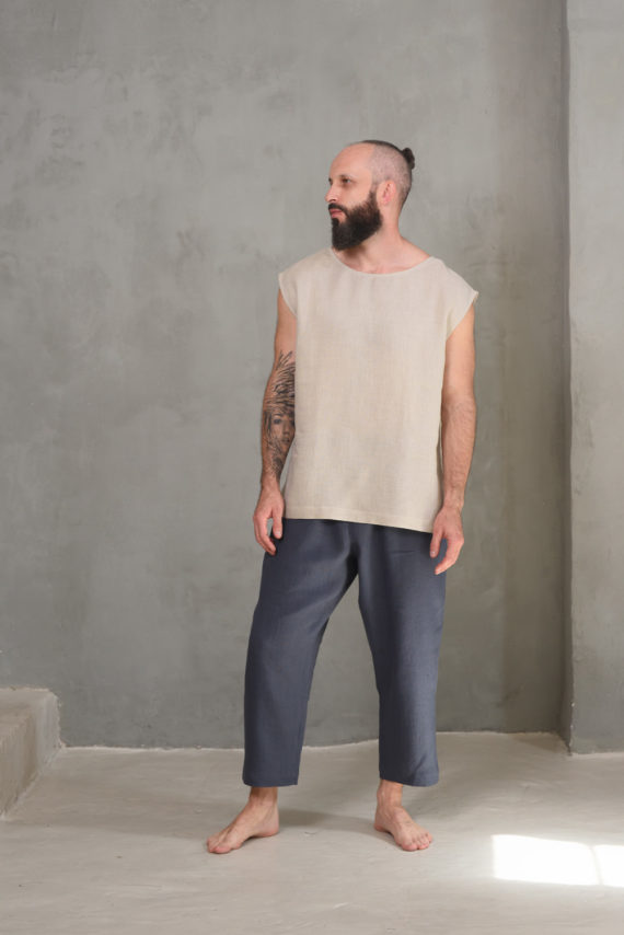 MAON Linen Sleeveless Top